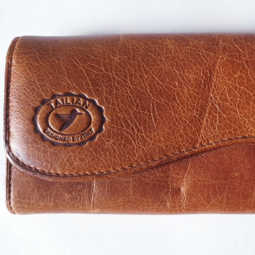 Genuine Leather Car Key, Coin Case Cover Wallet TAILUAN Italy